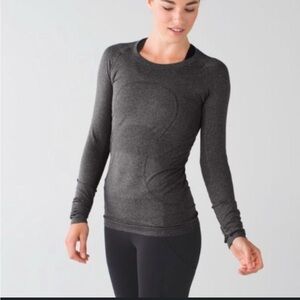 Lululemon Gray Swiftly Tech Long Sleeve size 4